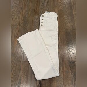 Zara High Rise Cream Women's Jeans